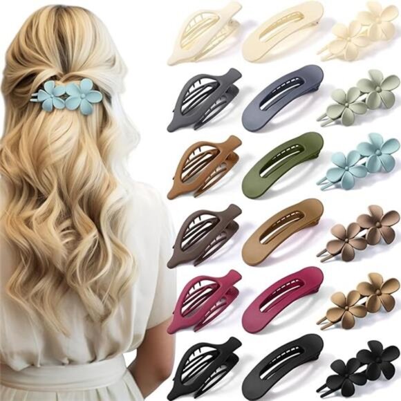 18 Pcs Flat Hair Clips - Picture 7 of 7